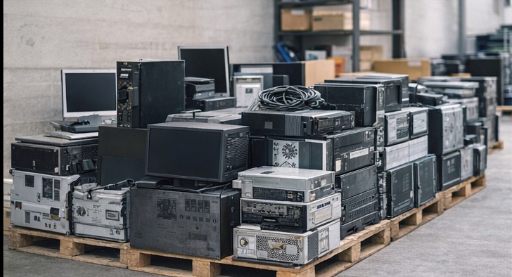 Computadores, monitores e servidores para recolha